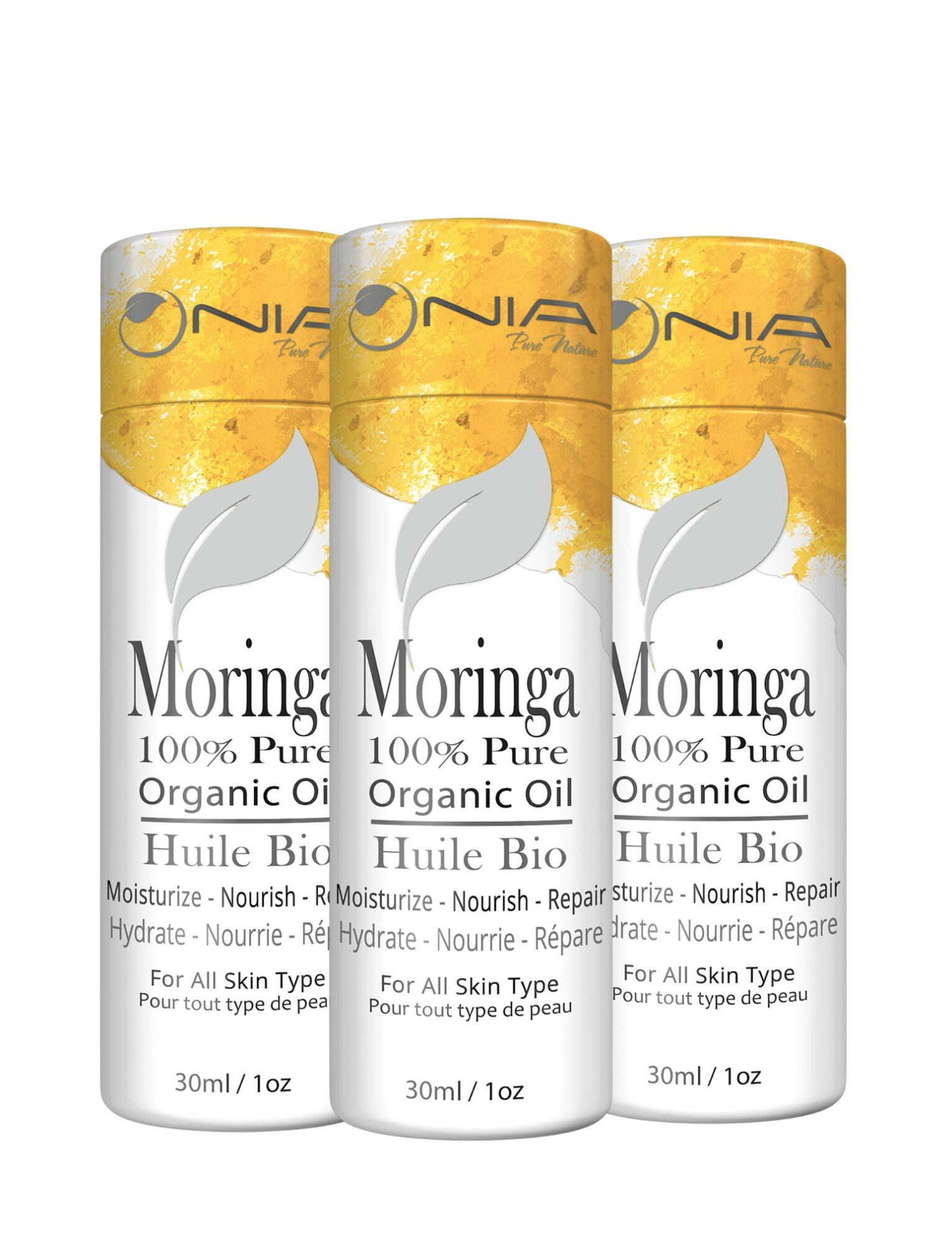 Bundle Deal - 3*100% Cold-Pressed Organic Moringa Oil