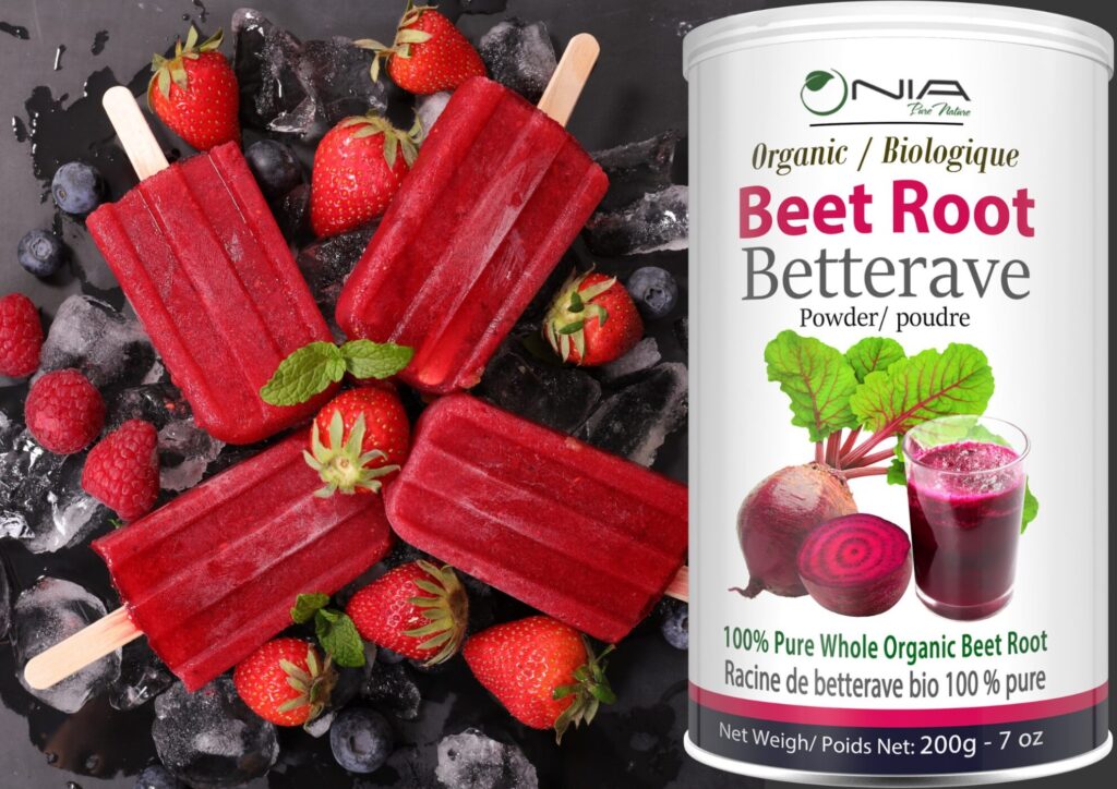 , Beetroot Popsicles, Nia Pure Nature