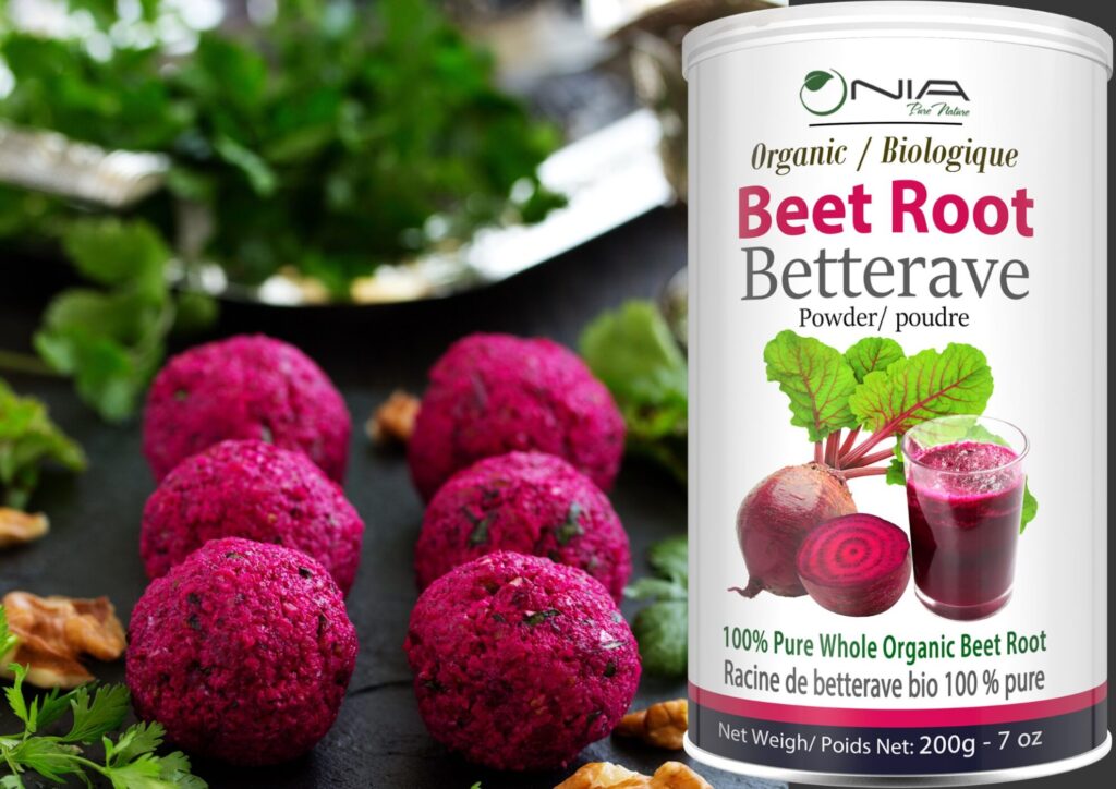 , Beetroot Power Meatballs, Nia Pure Nature