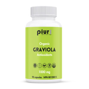 NEW!   PIUR1 Organic Graviola Capsules
